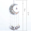Butterfly Moon Shape Dream Catcher with Healing Agate