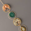 Agate and Tree of life in 7 Rings
