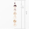 Gold Purple Crystal in 6 Rings