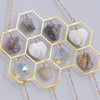 Bee Hive Natural Crystal Sun Catcher