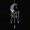 Moon&Moon Moon Shape Dream Catcher with Healing Agate