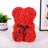 Red Rose Bear with Bow-25cm