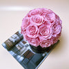 Preserved Roses Box - Round Dome - Pink - 24 Roses