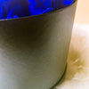 Preserved Roses Box – Round – Blue –  26 Roses