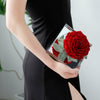 Giant Preserved Rose in Acrylic Box – Classic Red