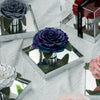 Giant Preserved Rose in Acrylic Box – Galaxy Blue