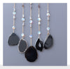 Dark Night Dream Catcher with Healing Agate
