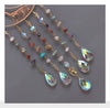 Sunset Glow Moon Shape Dream Catcher with Sun Catcher