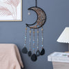 Dark Night Dream Catcher with Healing Agate