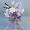 Anthurium Style Preserved Roses Bouquet - Purple