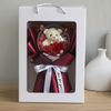 Bear Love Transparent Bubble Balloon Preserved Rose Bouquet