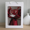 Crimson Glow Transparent Bubble Balloon Preserved Rose Bouquet