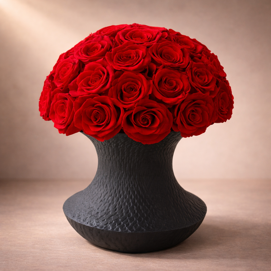 The Statement Vase - Preserved Roses