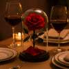 Preserved Single Red Rose Dome-Small