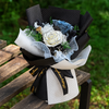 Midnight Elegance Preserved Roses Bouquet