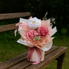 Just You Preserved Roses Bouquet - Pink Romantic