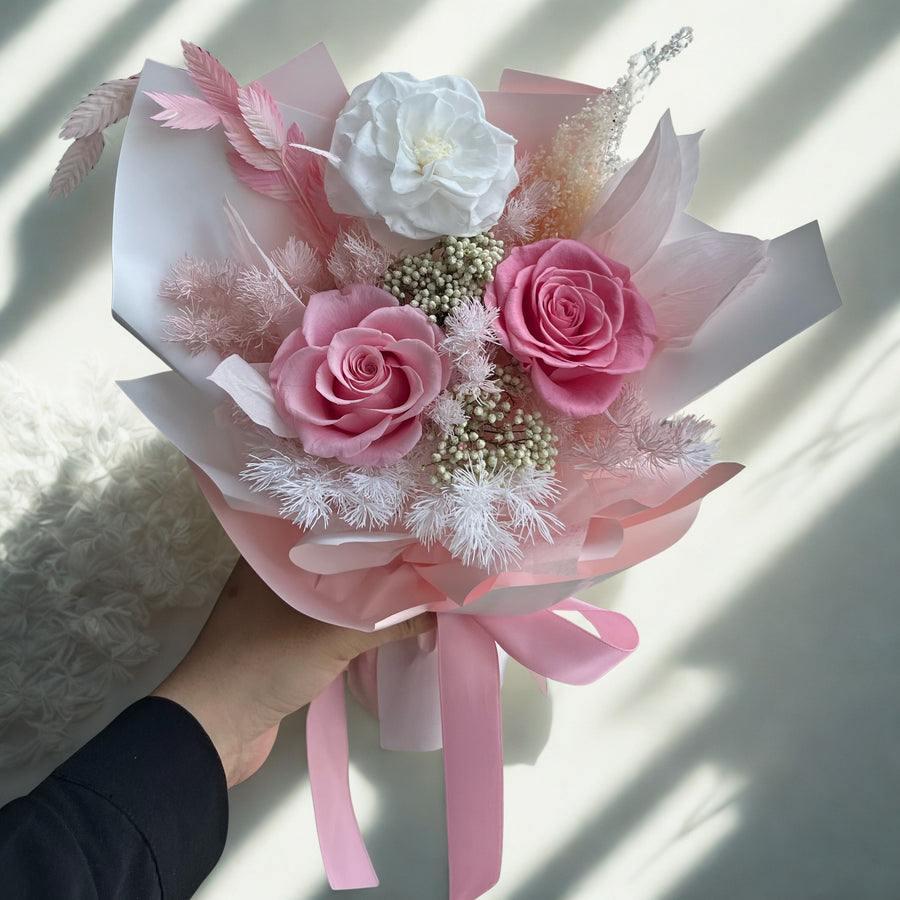 The Seasonal Bloom - Forever Roses Bouquet