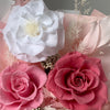 Just You Preserved Roses Bouquet - Pink Romantic