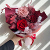 Just You Preserved Roses Bouquet - Red Tones