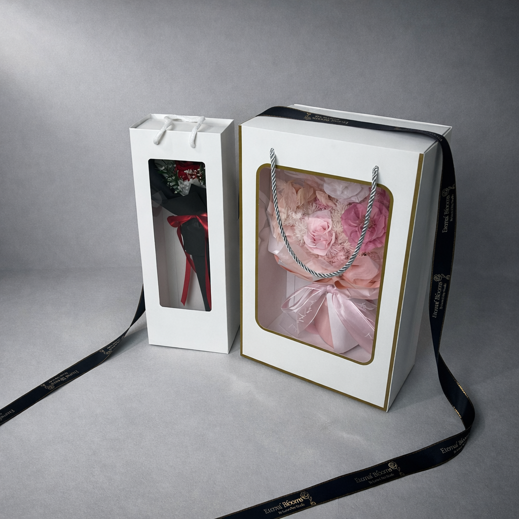 preserved roses with premium packaging, perfect gift for her