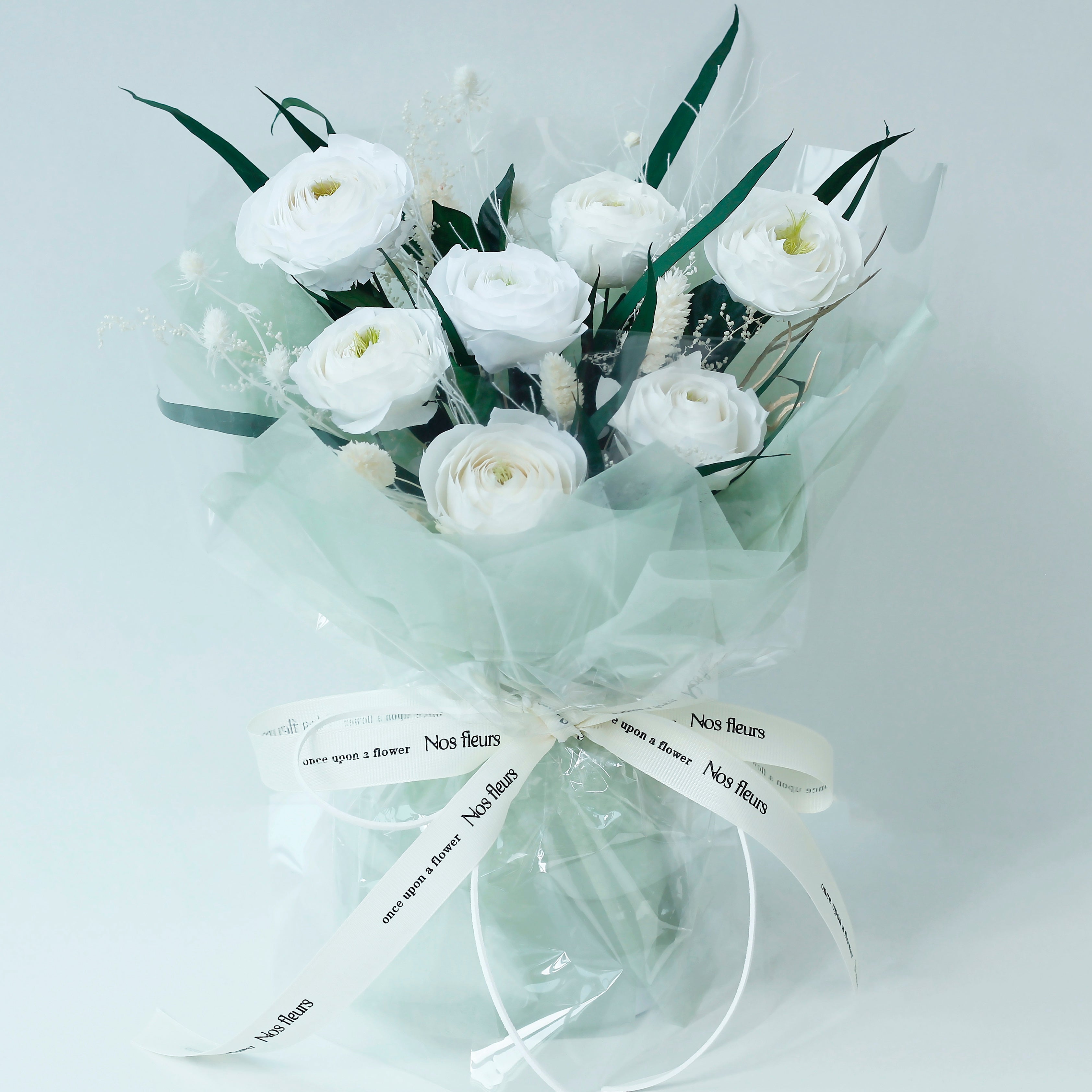 Still Bloom Preserved Ranunculus Bouquet