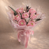 preserved rose bouquet pink, luxury gift, real rose preserved, Australia