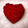 Crimson Heart Rose Box - Forever Roses Box