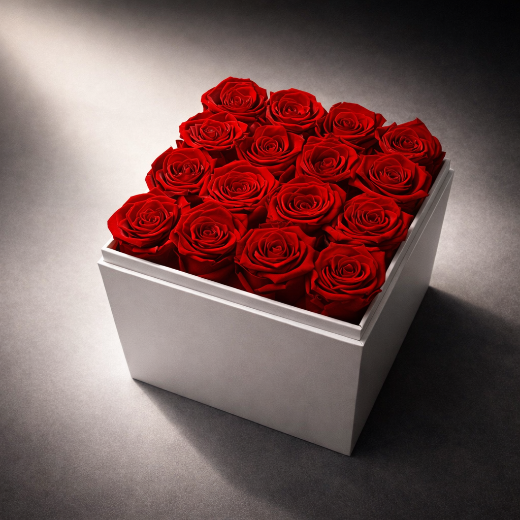 Red Preserved Roses Box Preserved Red Roses Gift Box|Preserved Rose Acrylic Box Australia ...