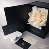 luxury preserved roses gift box, elegant floral display