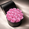 Signature Round Box – Classic - Preserved Roses Box