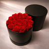 Signature Round Box – Classic - Preserved Roses Box