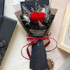 Crimson Majesty-Preserved Flower Bouquet