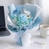 Frozen Serenity Preserved Roses Bouquet