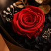 Scarlet Noir Preserved Roses Bouquet